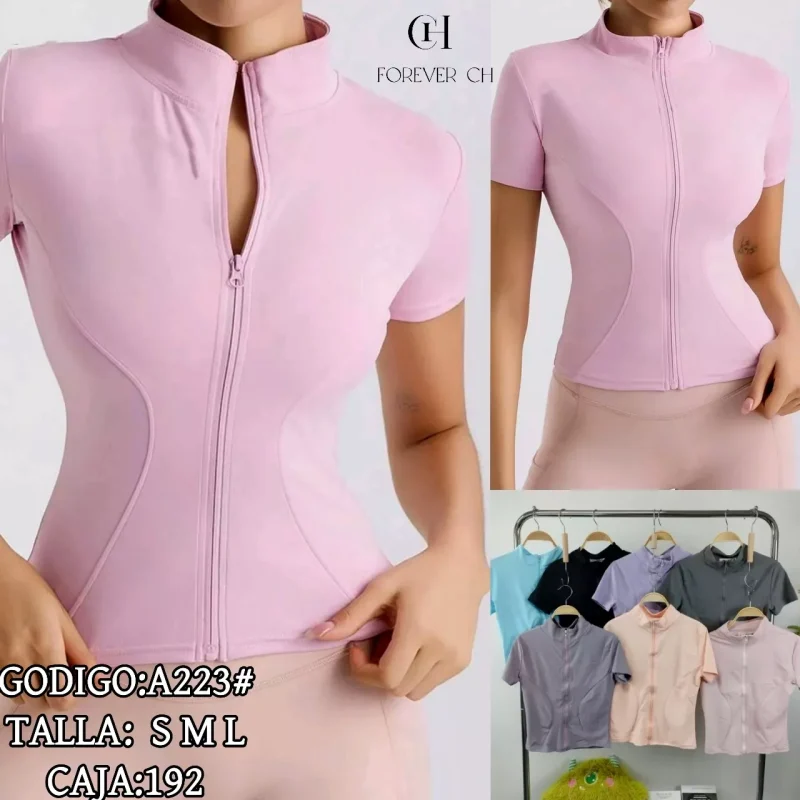 Chamarra deportiva con cierre-A223