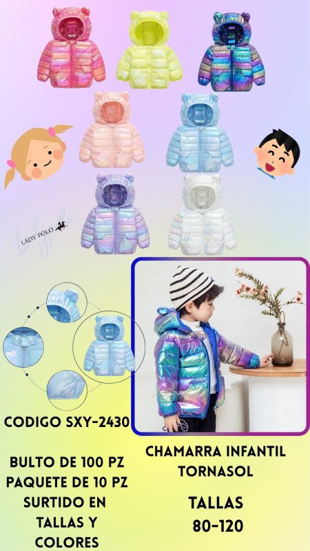 Chamarra Infantil con Orejas-SXY-2430