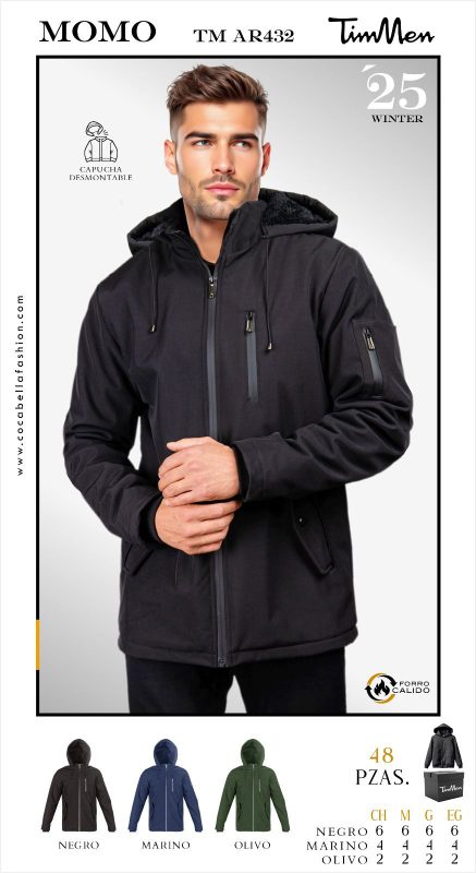 Chamarra Invierno con Capucha Momo-TM-AR432