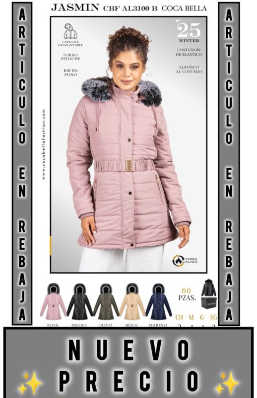 Chamarra Invierno Mujer Jasmin-CBF-AL3100-B
