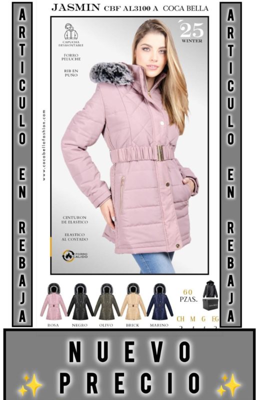 Chamarra Mujer Jasmin-CBF-AL3100-A