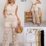 Conjunto de dos piezas con encaje-A1813 - 1