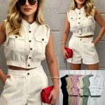 Conjunto short y top Forever CH-A1119 - 1