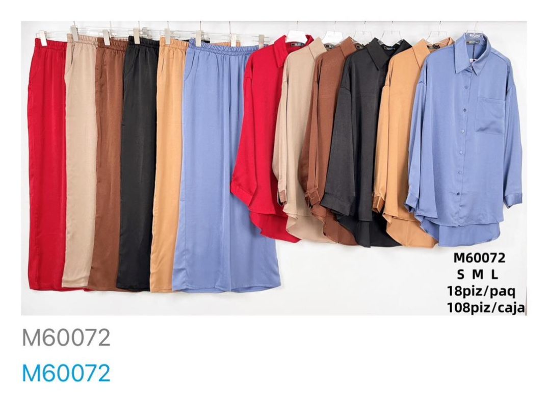 Conjunto de camisa y pantalón-M60072