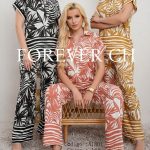 Conjunto de camisa y pantalón con estampado de hojas-A1801 - 2