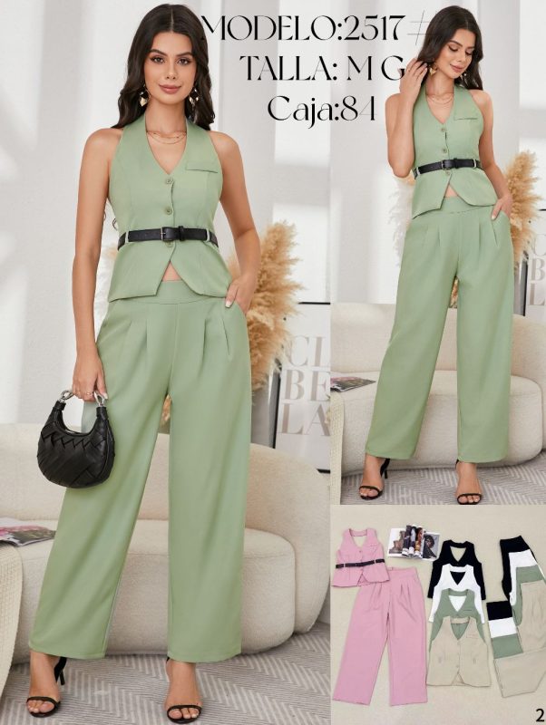 Conjunto de chaleco y pantalón-2517
