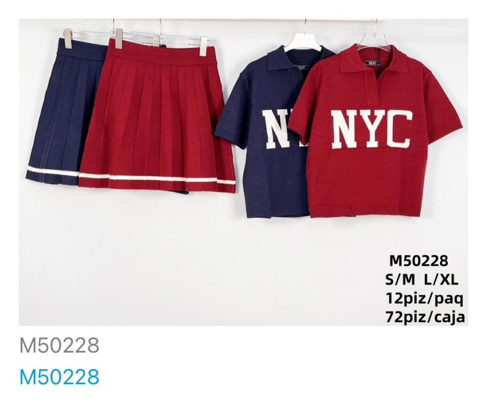 Conjunto de falda y blusa NYC-M50228