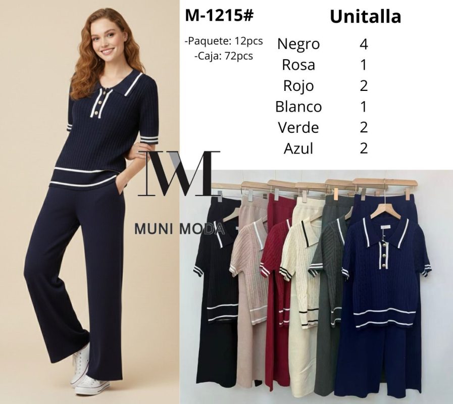 Conjunto tejido con ribete-M-1215
