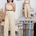 Conjunto de Top y Pantalón-A736 - 1