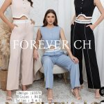 Conjunto de top y pantalón-A1078 - 2