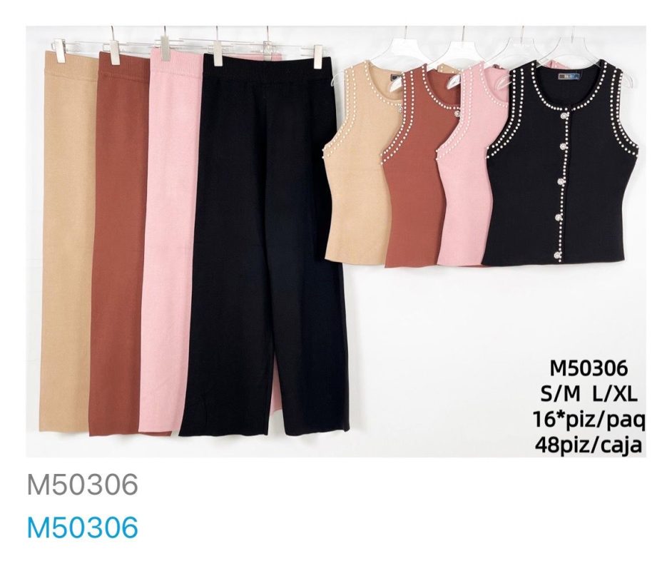 Conjunto de top y pantalones-M50306