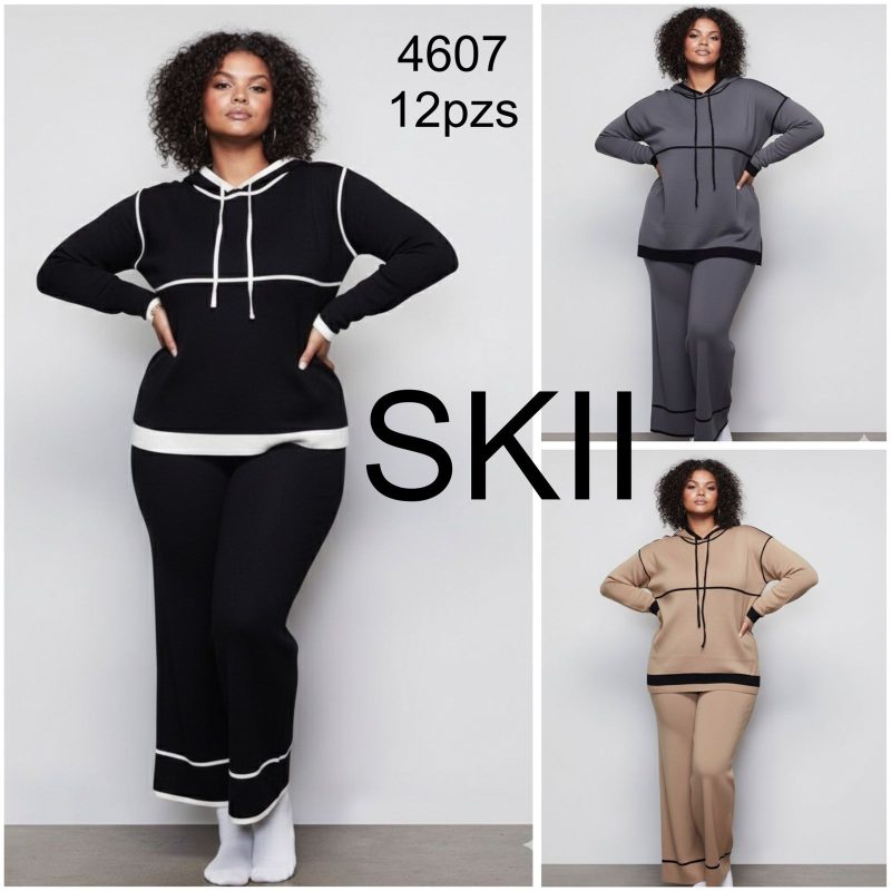 Conjunto deportivo con capucha-4607