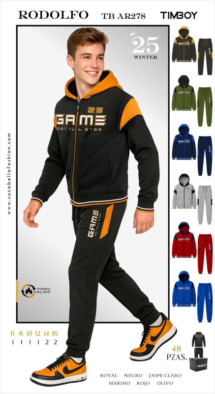 Conjunto deportivo para niño Rodolfo Game-TB AR278
