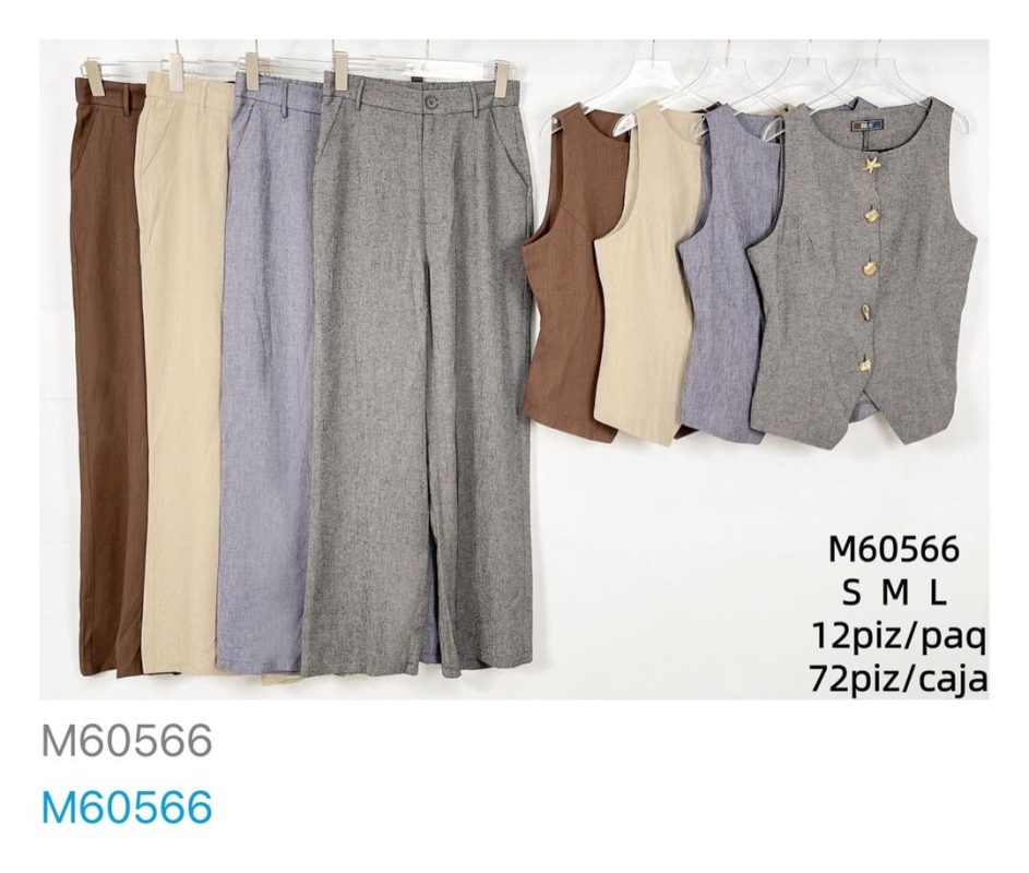 Conjunto pantalón y chaleco-M60566