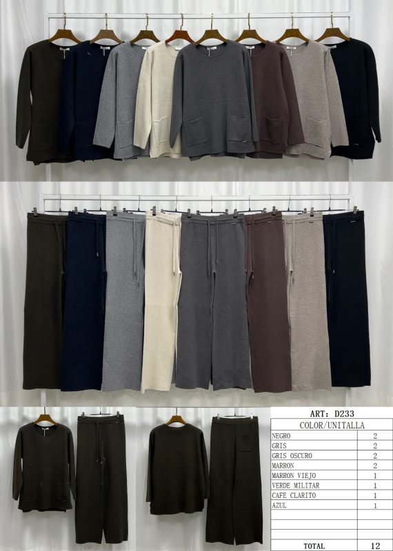 Conjunto Sweater y Pantalón-D233