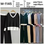 Conjunto tejido para mujer-M-1145 - 2