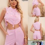 Conjunto de top y shorts-A1830 - 1