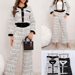 Conjunto Tweed Blazer y Pantalón-A1373 - 2