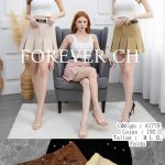 Falda Tableada con Cinturón-A1779 - 2