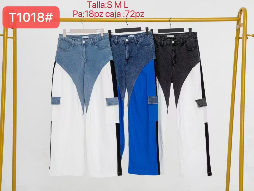 Jeans Cargo Block-T1018