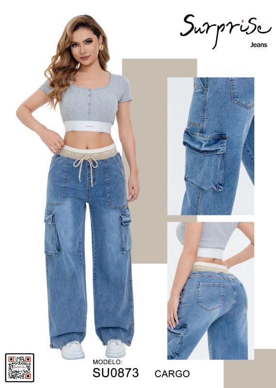 Jeans cargo Surprise-SU0873