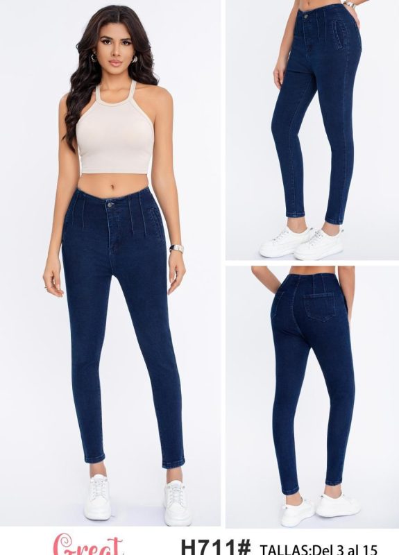 Jeans de dama-H711