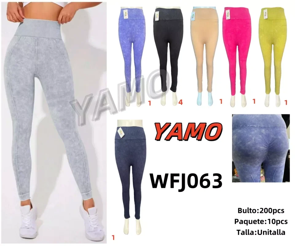 Leggings deportivos de tiro alto-WFJ063