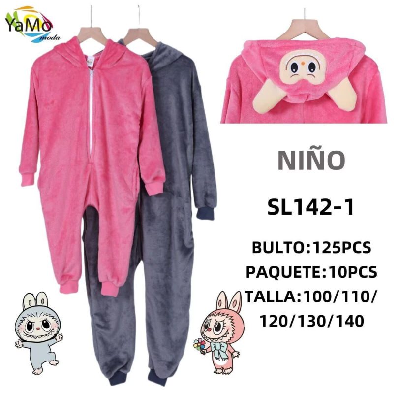 Mameluco con diseño de conejo-SL142-1