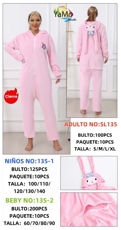 Mameluco de My Melody Adulto-SL135