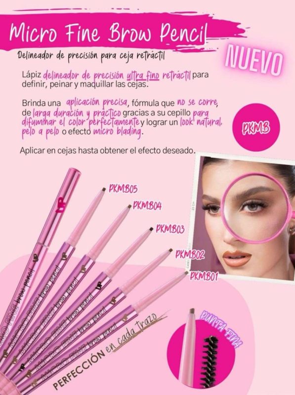 Micro Fine Brow Pencil - Delineador de cejas retráctil-PKMB