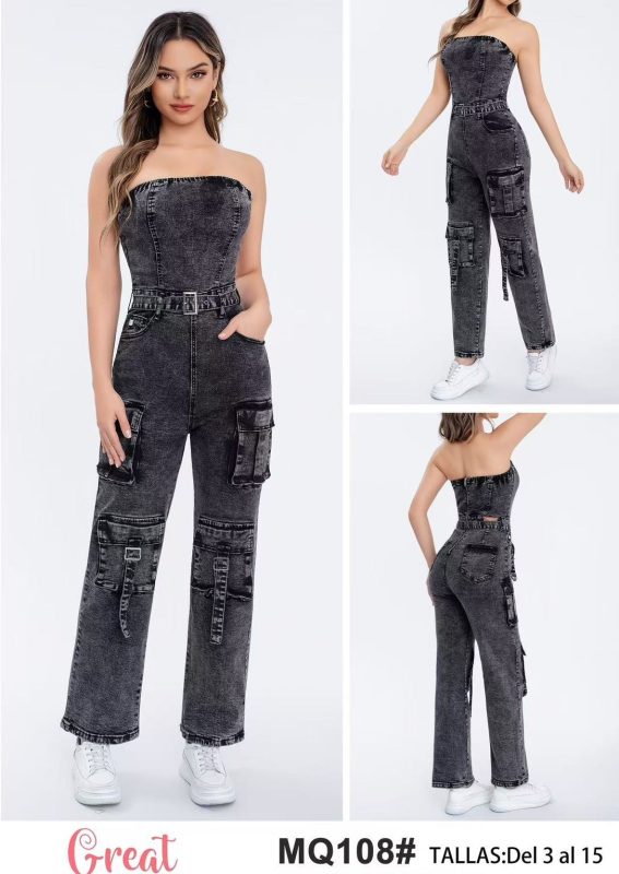 Mono enterizo de mujer cargo-MQ108