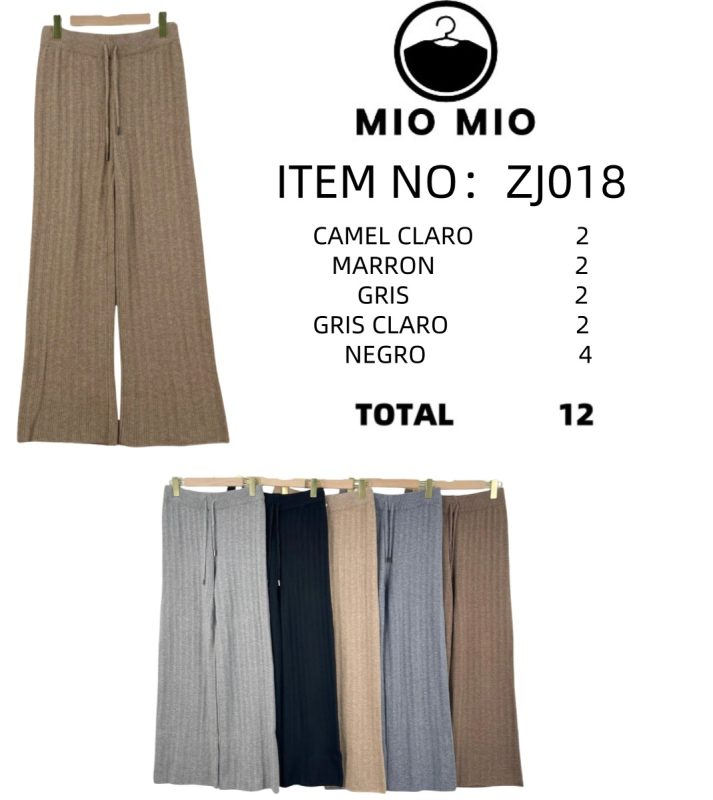 Pantalón acanalado-ZJ018