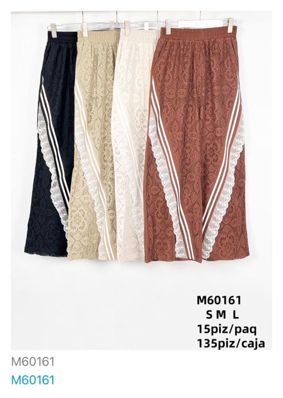 Pantalon con encaje-M60161