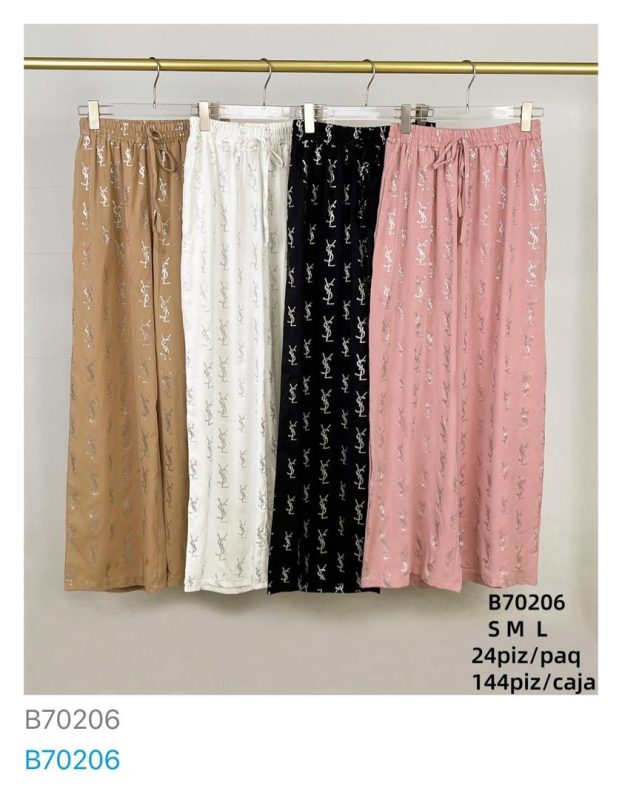 Pantalón de vestir estampado-B70206