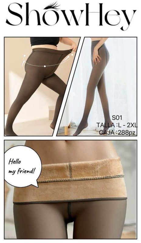 Pantimedias térmicas afelpadas-S01