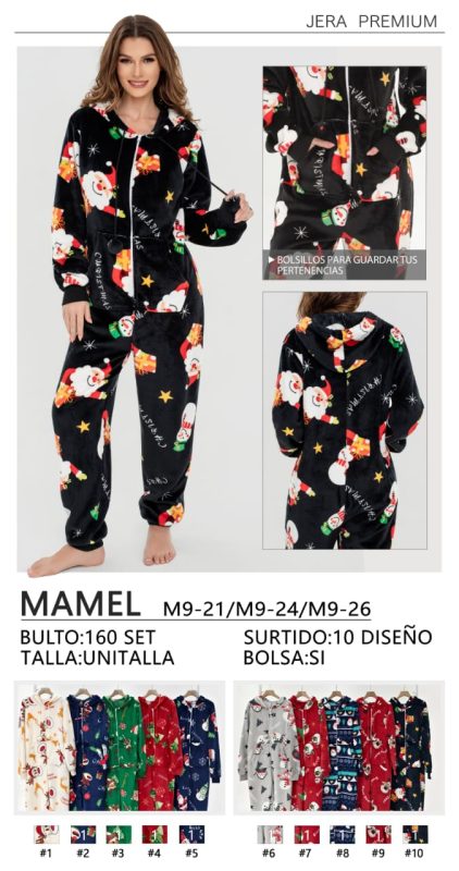 Pijama Mameluco Navideño-MAMEL