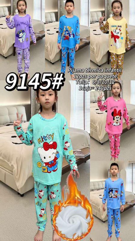 Pijama térmica infantil-9145