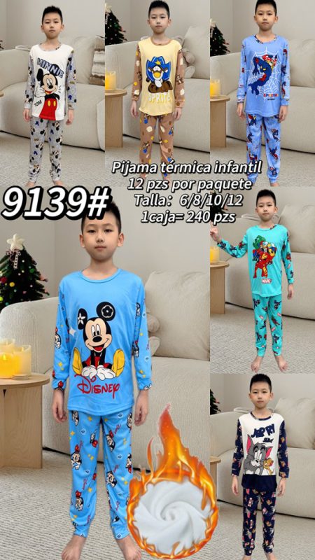 Pijama térmica infantil-9139
