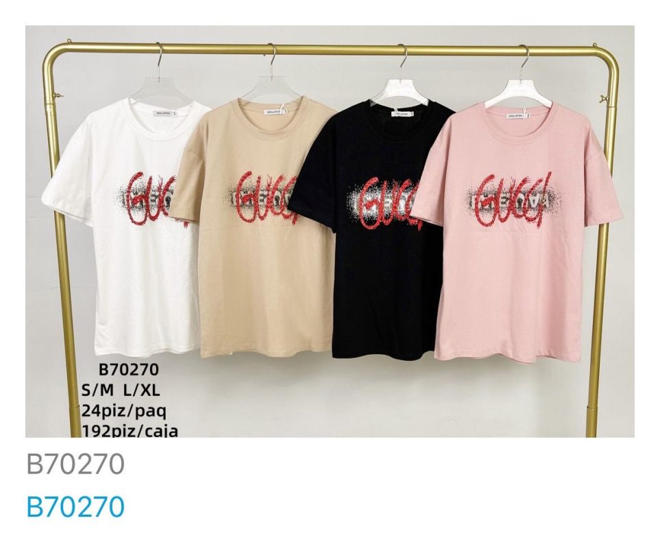 Playera con estampado-B70270