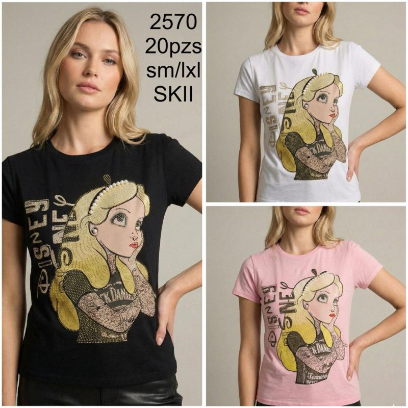 Playera estampada Disney-2570