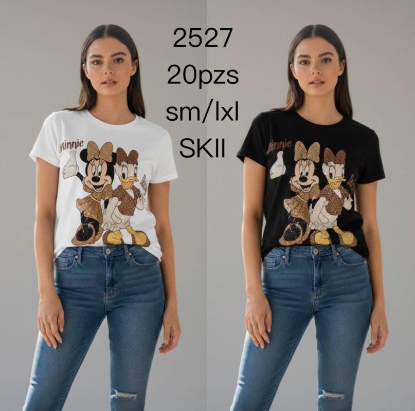 Playera Minnie y Donald-2527