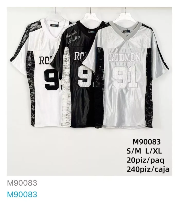 Playera tipo Jersey-M90083