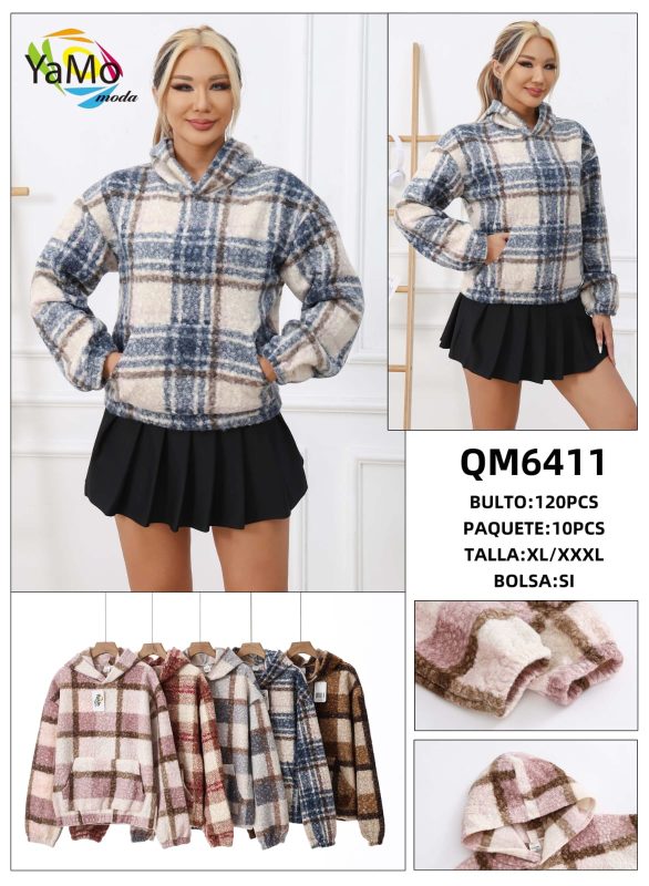 Sudadera con capucha-QM6411