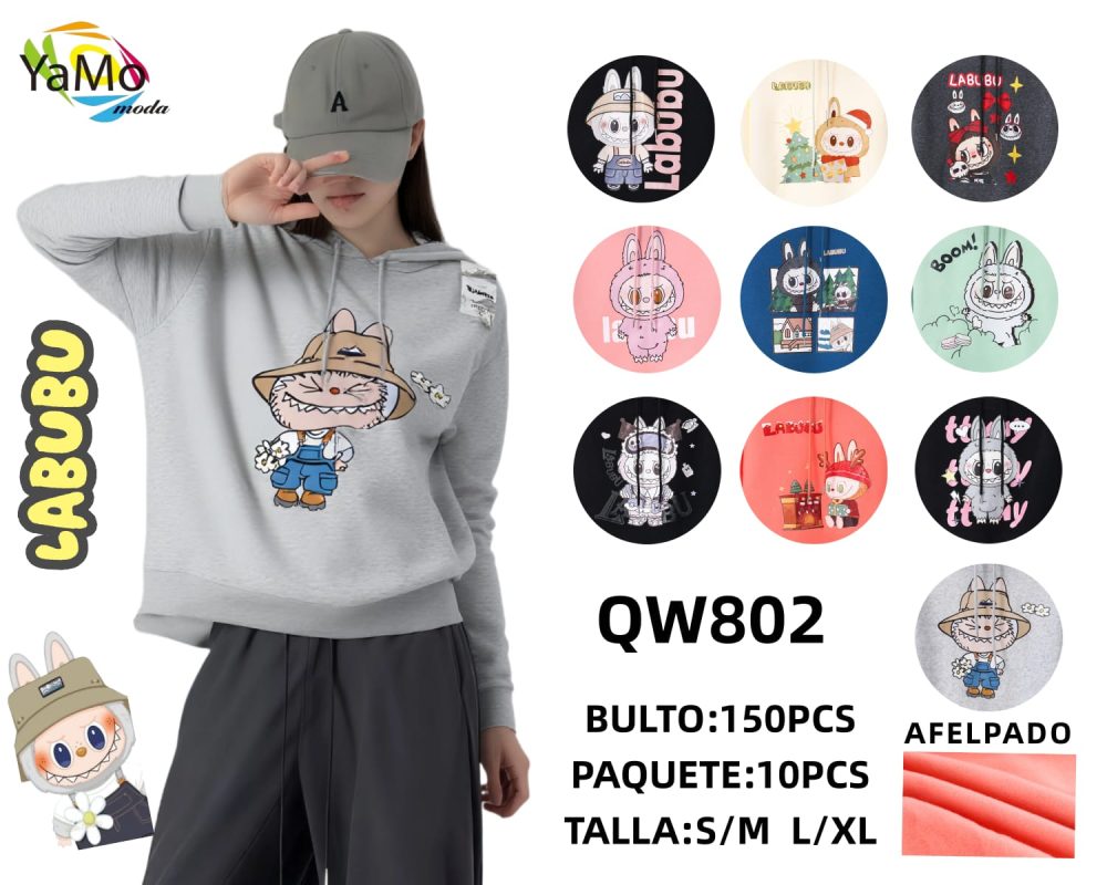 Sudadera Labubu-QW802