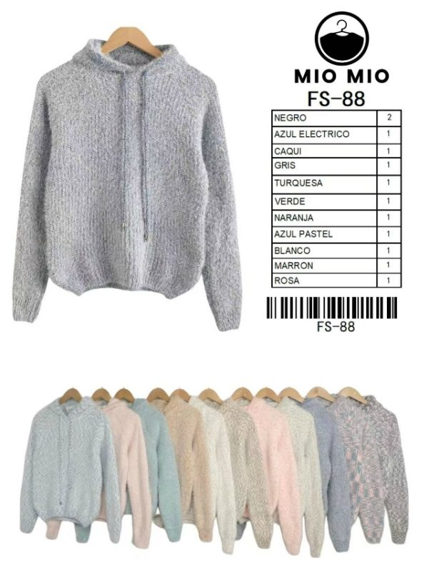 Suéter con capucha MIO MIO-FS-88