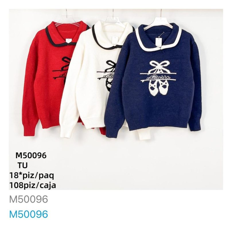 Suéter con diseño de bailarina-M50096