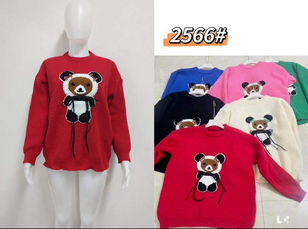 Suéter con diseño de oso-2566