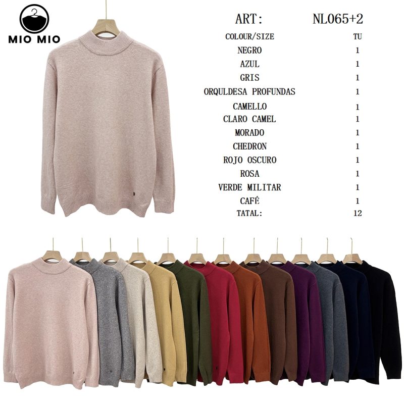 Suéter cuello alto-NL065+2