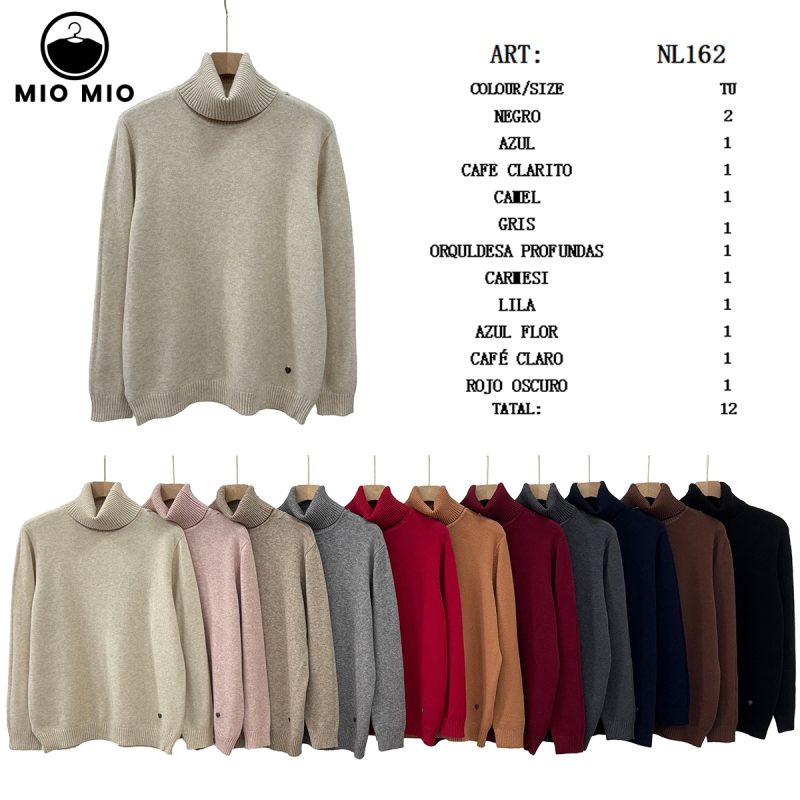 Suéter de cuello alto-NL162