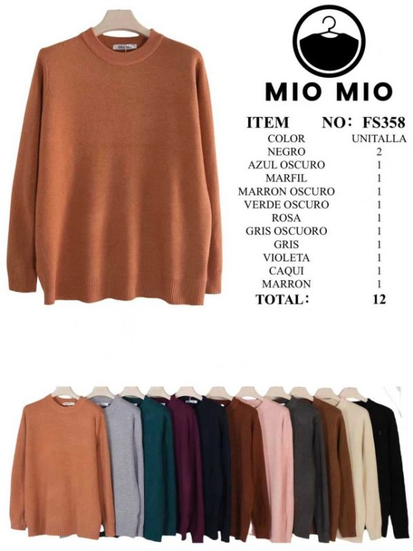 Suéter manga larga-FS358